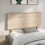 vidaXL Tête de lit 144x6x82 5 cm Bois massif de pin