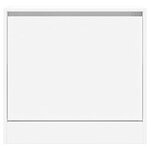 vidaXL Armoire à chaussures blanc 60x21x57 cm bois d'ingénierie