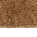 vidaXL Tapis à poils bouclés fait à la main 160x230 cm Jute et coton