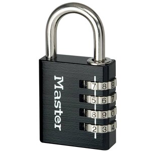 Master lock cadenas à combinaison aluminium noir 40 mm 7640eurdblk