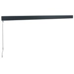 vidaXL Auvent rétractable crème 4x3 m tissu et aluminium