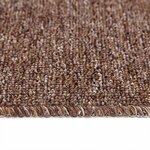 vidaXL Tapis Antidérapants pour Escaliers 15 Pièces Marron 75 x 20 cm PP