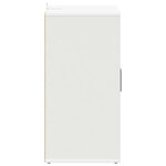 vidaXL Armoire à chaussures Blanc 60x35x70 cm Bois d’ingénierie