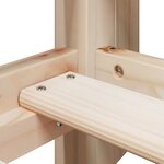vidaXL Lit superposé sans matelas 75x190 cm bois de pin massif