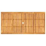 vidaXL Chaises de jardin 2 Pièces 56x56x90 cm Bois massif d'acacia