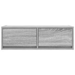 vidaXL Meuble TV sonoma gris 80x31x25 5 cm bois d'ingénierie