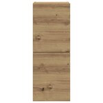 vidaXL Ensemble de meuble TV mural 4 Pièces chêne artisanal