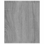 vidaXL Bibliothèque/Meuble TV Sonoma gris 143x30x36cm Bois ingénierie