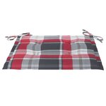 vidaXL Chaises de jardin avec table à thé et coussins Acacia solide