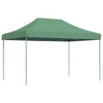vidaXL Tente de fête 279 x 410 x 315 cm Vert Tissu Oxford