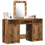 vidaXL Table de Toilette Marron 50 x 41 x 135 cm Bois d'ingénierie