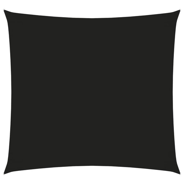 vidaXL Voile de parasol tissu oxford carré 2 5x2 5 m noir