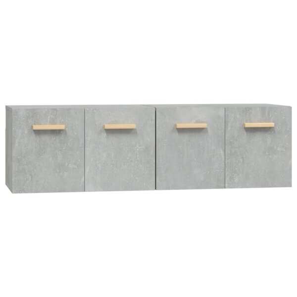 vidaXL Armoires murales 2Pièces Gris béton 60x36 5x35cm Bois d'ingénierie