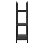 vidaXL Étagère Chêne noir 80 x 30 x 109 cm Bois d'ingénierie