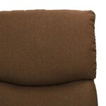 vidaXL Fauteuil Marron Tissu
