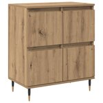 vidaXL Armoire de rangement 2 Pièces Chêne artisanal 60 x 35 x 70 cm