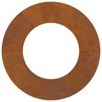 vidaXL Anneau d'Arbre Plat Ø40/70 cm  en acier résistant aux intempéries.