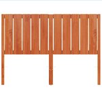 vidaXL Tête de lit cire marron 135 cm bois massif de pin