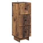 vidaXL Armoire à tiroirs Bois ancien 33 x 34 5 x 90 cm