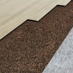 vidaXL Rouleau de liège en caoutchouc 100x500 cm 5 mm
