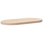 vidaXL Dessus de table 90x45x2 5 cm bois de pin massif ovale