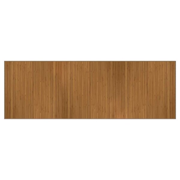 vidaXL Tapis rectangulaire marron 100x300 cm bambou