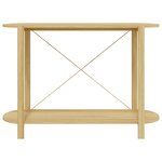 vidaXL Table console 110x38x75 cm Bois d'ingénierie