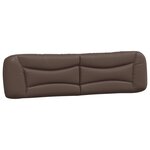vidaXL Cadre de lit sans matelas marron 200x200 cm similicuir