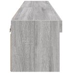 vidaXL Meubles TV avec lumières LED 2 Pièces sonoma gris 60x30x30 cm