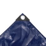 vidaXL Bâche 650 g / m² 4 x 4 m Bleu