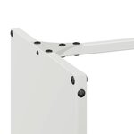 vidaXL Portant de bois chauffage blanc 40x30x80 cm