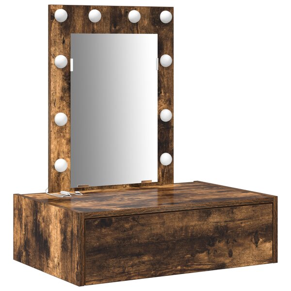 vidaXL Table de Toilette Marron 60 x 40 x 70 cm Bois d'ingénierie