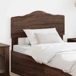 vidaXL Tête de lit Chêne brun 75 cm Bois d'ingénierie