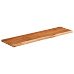 vidaXL Dessus de table 120x40x2 5 cm rectangulaire bois massif acacia