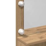 vidaXL Table de Toilette chêne artisanal 80 x 41 x 134.5 cm