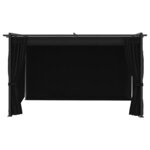 Vidaxl belvédère 4x3 m anthracite