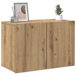 vidaXL Meuble TV mural chêne artisanal 60x30x41 cm