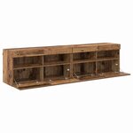 vidaXL Meubles TV muraux 2 Pièces Bois Ancien 80 x 30 x 40 cm