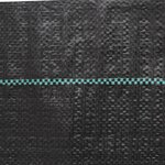 vidaXL Membrane anti-mauvaises herbes noir 1x10 m PP