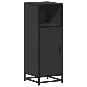 vidaXL Armoire de salle de bain noir 35x37 5x100 cm bois d'ingénierie