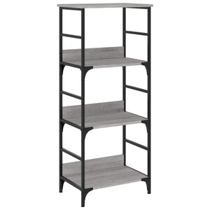 vidaXL Bibliothèque sonoma gris 50x33x117 5 cm bois d'ingénierie