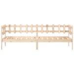 vidaXL Lit de jour 90x200 cm Bois de pin massif