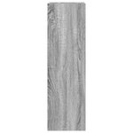 vidaXL Support de Plante 2 pièces Sonoma gris 30 x 30 x 100 cm