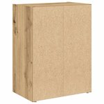 vidaXL Bibliothèque chêne artisanal 40x24x52 cm bois d'ingénierie