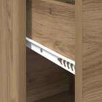 vidaXL Buffet chêne artisanal 38 x 34 5 x 75 cm Bois d'ingénierie