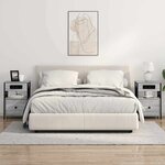 vidaXL Cabinet de chevet Sonoma gris 40 x 31 x 60 cm Bois d'ingénierie