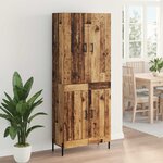 vidaXL Haut Armoire Bois Ancien 69 5 x 34 x 180 cm Bois d'ingénierie