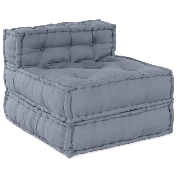 vidaXL Coussin Gris 70 x 70 x 54 cm Polyester