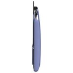 vidaXL Tête de lit suspendue Bleu denim Tissu