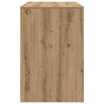 vidaXL Bureau chêne artisanal 102 x 50 x 75 cm Bois d'ingénierie